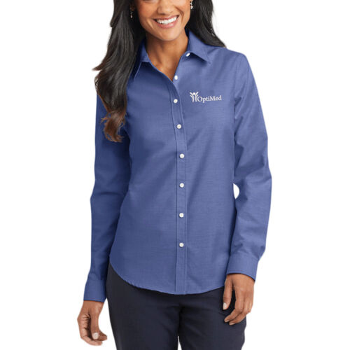 Port Authority® Women's SuperPro™ Oxford Shirt Thumbnail