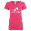 Women’s Glitter V-Neck T-Shirt Thumbnail